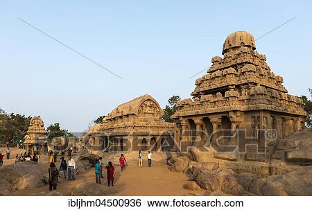 Temple, Pancha Ratha or Five Rathas, Mahabalipuram, Kanchipuram, Tamil Nadu, India, Asia View Large Photo Image Stock Photograph - Temple, Pancha Ratha or Five Rathas, Mahabalipuram, Kanchipuram, Tamil Nadu, India, Asia. Fotosearch