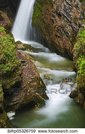 Stock Photo - Thur waterfalls, Thur waterfalls, Thur waterfalls, Thur, St. Gallen, Switzerland, Europe. Fotosearch