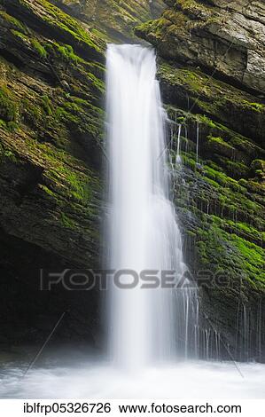 Stock Photograph - Thur waterfalls, Thur waterfalls, Thur waterfalls, Thur, St. Gallen, Switzerland, Europe. Fotosearch
