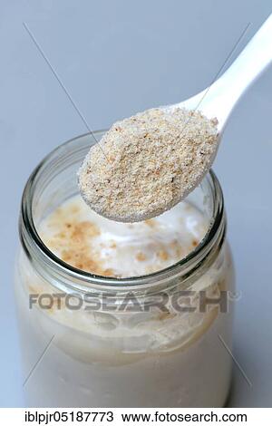 Tigernut flour in spoon and glass yoghurt, Cyperus esculentus View Large Photo Image Stock Image - Tigernut flour in spoon and glass yoghurt, Cyperus esculentus. Fotosearch