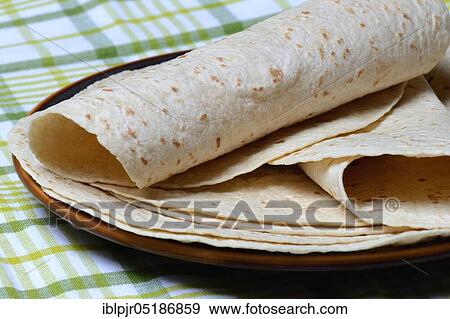 Stock Photo - Tortilla, Mexican, Mexican, Tortillas, Mexico, Central America. Fotosearch
