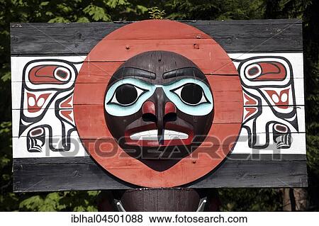 Totem Pole in Stanley Park, Vancouver, British Columbia Province, Canada, North America View Large Photo Image Stock Photo - Totem Pole in Stanley Park, Vancouver, British Columbia Province, Canada, North America. Fotosearch