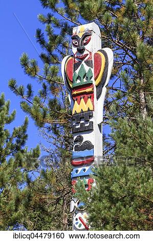 Totem pole, memorial for artist Tom Thomson, Canoe Lake, Algonquin Provincial Park, Ontario Province, Canada, North America View Large Photo Image Stock Image - Totem pole, memorial for artist Tom Thomson, Canoe Lake, Algonquin Provincial Park, Ontario Province, Canada, North America. Fotosearch