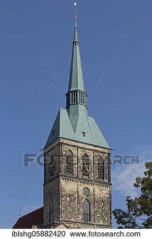 Tower of the Andreaskirche, Hildesheim, Lower Saxony, Germany, Europe View Large Photo Image Stock Image - Tower of the Andreaskirche, Hildesheim, Lower Saxony, Germany, Europe. Fotosearch