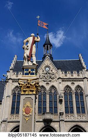 Town hall at the fish market, Erfurt, Thuringia, Germany, Europe View Large Photo Image Stock Photography - Town hall at the fish market, Erfurt, Thuringia, Germany, Europe. Fotosearch
