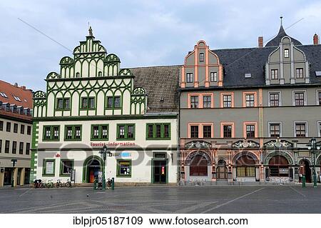Townhouse and Cranach House, Cranach House, on the market, Weimar, Thuringen, Germany, Europe View Large Photo Image Stock Photo - Townhouse and Cranach House, Cranach House, on the market, Weimar, Thuringen, Germany, Europe. Fotosearch