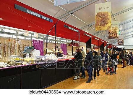Picture - Truffle Fair, Alba County, Piedmont, Italy, Europe. Fotosearch