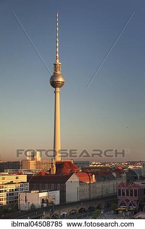 TV Tower, Alexanderplatz, Berlin Mitte, Berlin, Germany, Europe View Large Photo Image Stock Photography - TV Tower, Alexanderplatz, Berlin Mitte, Berlin, Germany, Europe. Fotosearch