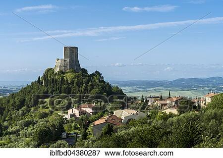 Typical Tuscany landscape in Val d’Orcia with the castle Rocca d’Orcia, Rocca di Tentennano, Castiglione d’Orcia, Tuscany, Italy, Europe View Large Photo Image Stock Photo - Typical Tuscany landscape in Val d’Orcia with the castle Rocca d’Orcia, Rocca di Tentennano, Castiglione d’Orcia, Tuscany, Italy, Europe. Fotosearch