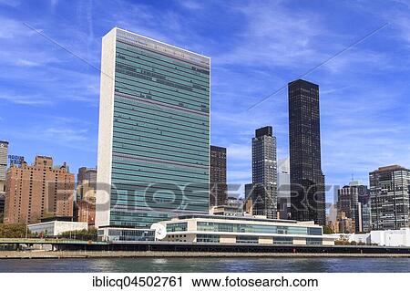 United Nations Headquarters, East River, Manhattan, New York City, New York, USA, North America View Large Photo Image Stock Image - United Nations Headquarters, East River, Manhattan, New York City, New York, USA, North America. Fotosearch