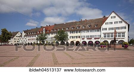 Upper Market Square, Freudenstadt, Northern Black Forest, Black Forest, Baden-Württemberg, Germany, Europe View Large Photo Image Stock Photo - Upper Market Square, Freudenstadt, Northern Black Forest, Black Forest, Baden-Württemberg, Germany, Europe. Fotosearch