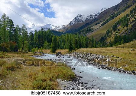 Val Roseg with river Ova da Roseg, Pontresina, Engadin, Canton Grisons, Switzerland, Europe View Large Photo Image Stock Photo - Val Roseg with river Ova da Roseg, Pontresina, Engadin, Canton Grisons, Switzerland, Europe. Fotosearch