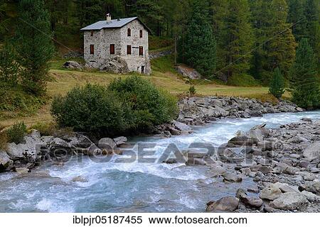 Val Roseg with river Ova da Roseg, Pontresina, Engadin, Canton Grisons, Switzerland, Europe View Large Photo Image Stock Photography - Val Roseg with river Ova da Roseg, Pontresina, Engadin, Canton Grisons, Switzerland, Europe. Fotosearch