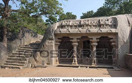 Varaha cave, Mahabalipuram, Tamil Nadu, India, Asia View Large Photo Image Stock Photo - Varaha cave, Mahabalipuram, Tamil Nadu, India, Asia. Fotosearch