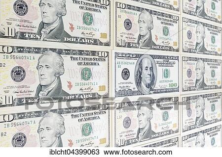 Various US dollar bills, 10, 100 dollar bill View Large Photo Image Stock Image - Various US dollar bills, 10, 100 dollar bill. Fotosearch