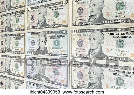 Various US dollar bills, 10, 20, 50 dollar bill View Large Photo Image Stock Photo - Various US dollar bills, 10, 20, 50 dollar bill. Fotosearch