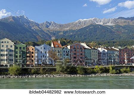 View of Innhäuser, Mariahilfstraße, historic centre, on the river Inn, Innsbruck, Inn Valley, Tyrol, Austria, Europe View Large Photo Image Stock Image - View of Innhäuser, Mariahilfstraße, historic centre, on the river Inn, Innsbruck, Inn Valley, Tyrol, Austria, Europe. Fotosearch