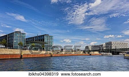View over the Spree to the central railway station, Berlin, Germany, Europe View Large Photo Image Stock Photo - View over the Spree to the central railway station, Berlin, Germany, Europe. Fotosearch