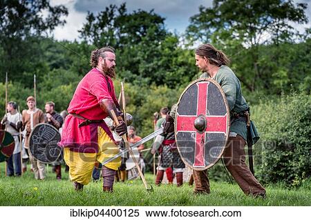Viking battle, Mosegaard Beach, Aarhus, Denmark, Europe View Large Photo Image Stock Photography - Viking battle, Mosegaard Beach, Aarhus, Denmark, Europe. Fotosearch