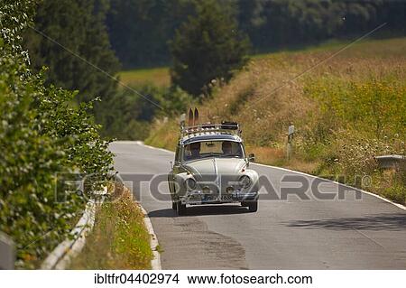 Vintage car rally ADAC Mittelrhein-Classic 2016 VW Beetle 1200, 1965, Bad Ems, Rhineland-Palatinate, Germany, Europe View Large Photo Image Picture - Vintage car rally ADAC Mittelrhein-Classic 2016 VW Beetle 1200, 1965, Bad Ems, Rhineland-Palatinate, Germany, Europe. Fotosearch
