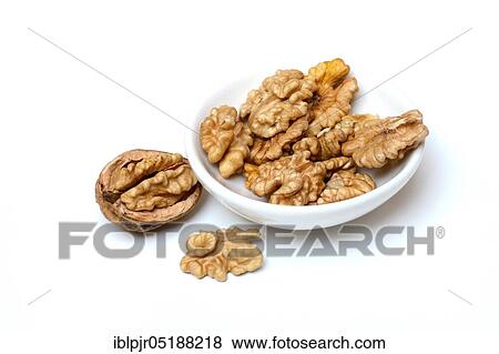 Stock Photo - Walnuts, Juglans regia. Fotosearch