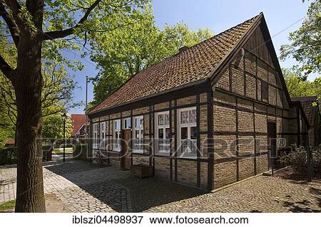Stock Photo - Wannenmacher Museum, Emsdetten, Münsterland, North Rhine-Westphalia, Germany, Europe. Fotosearch