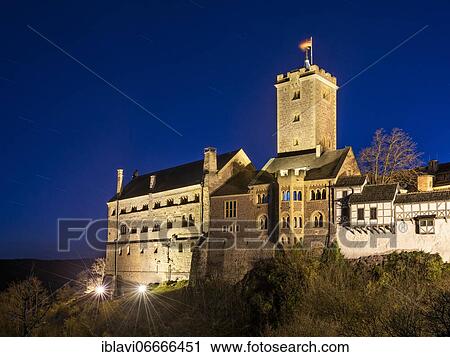 Wartburg, night shot with star trails, Eisenach, Thuringia, Germany, Europe View Large Photo Image Stock Image - Wartburg, night shot with star trails, Eisenach, Thuringia, Germany, Europe. Fotosearch