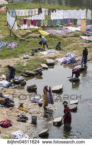 Washing place, near Madurai, Tamil Nadu, India, Asia View Large Photo Image Picture - Washing place, near Madurai, Tamil Nadu, India, Asia. Fotosearch