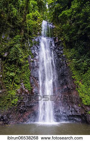 Waterfall of Sao Nicolau in the jungle of Sao Tome, Sao Tome and Principe, Atlantic ocean, Africa View Large Photo Image Stock Photo - Waterfall of Sao Nicolau in the jungle of Sao Tome, Sao Tome and Principe, Atlantic ocean, Africa. Fotosearch
