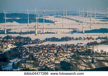 Windpark Buren, wind turbines, view of Rüthen, Sauerland, North Rhine-Westphalia, Germany, Europe View Large Photo Image Stock Photograph - Windpark Buren, wind turbines, view of Rüthen, Sauerland, North Rhine-Westphalia, Germany, Europe. Fotosearch