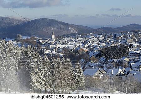 Winter mountain with snow, Sauerland, North Rhine-Westphalia, Germany, Europe View Large Photo Image Stock Photography - Winter mountain with snow, Sauerland, North Rhine-Westphalia, Germany, Europe. Fotosearch