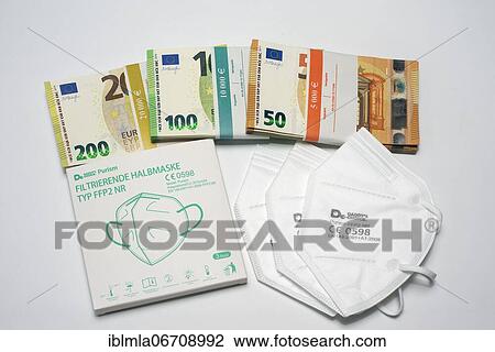 1 pack FFP 2 masks, 3 FFP 2 masks in front of 200, 100, 50 € banknote bundle, corruption, Bavaria, Germany, Europe View Large Photo Image Stock Image - 1 pack FFP 2 masks, 3 FFP 2 masks in front of 200, 100, 50 € banknote bundle, corruption, Bavaria, Germany, Europe. Fotosearch