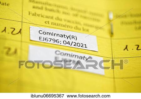 2 Covid vaccinations with vaccine Comirnaty registered in a vaccination card, COVID-19 mRNA vaccine, Bern, Switzerland, Europe View Large Photo Image Stock Photo - 2 Covid vaccinations with vaccine Comirnaty registered in a vaccination card, COVID-19 mRNA vaccine, Bern, Switzerland, Europe. Fotosearch