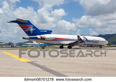 A Boeing 727-200F of AmeriJet International with the registration N495AJ at the airport St. Maarten View Large Photo Image Stock Photo - A Boeing 727-200F of AmeriJet International with the registration N495AJ at the airport St. Maarten. Fotosearch