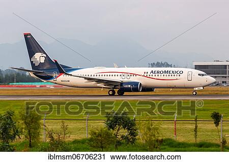 A Boeing 737-800 aircraft of AeroMexico with registration N825AM at Bogota airport, Colombia, South America View Large Photo Image Stock Image - A Boeing 737-800 aircraft of AeroMexico with registration N825AM at Bogota airport, Colombia, South America. Fotosearch