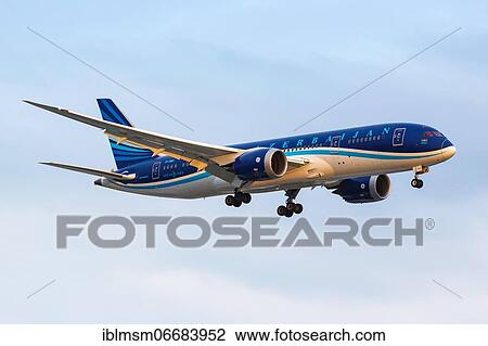 A Boeing 787-8 Dreamliner aircraft of Azerbaijan Airlines AZAL with registration VP-BBR at London Heathrow Airport (LHR) in the United Kingdom View Large Photo Image Stock Image - A Boeing 787-8 Dreamliner aircraft of Azerbaijan Airlines AZAL with registration VP-BBR at London Heathrow Airport (LHR) in the United Kingdom. Fotosearch