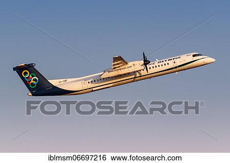 A Bombardier DHC-8-400 aircraft of Olympic Air with registration number SX-OBF at Athens Airport (ATH) in Greece View Large Photo Image Stock Photograph - A Bombardier DHC-8-400 aircraft of Olympic Air with registration number SX-OBF at Athens Airport (ATH) in Greece. Fotosearch