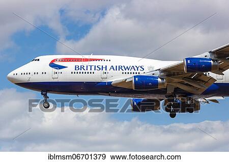A British Airways Boeing 747-400 aircraft with registration G-CIVT at London Heathrow Airport, United Kingdom, Europe View Large Photo Image Stock Photo - A British Airways Boeing 747-400 aircraft with registration G-CIVT at London Heathrow Airport, United Kingdom, Europe. Fotosearch