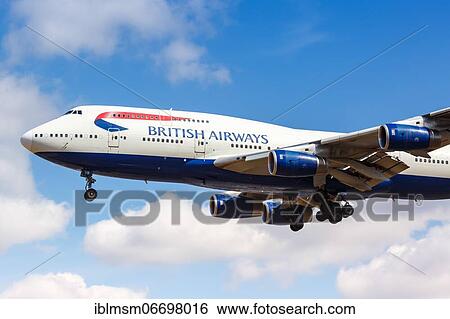 A British Airways Boeing 747-400 aircraft with registration G-CIVB at London Heathrow Airport, United Kingdom, Europe View Large Photo Image Stock Photograph - A British Airways Boeing 747-400 aircraft with registration G-CIVB at London Heathrow Airport, United Kingdom, Europe. Fotosearch