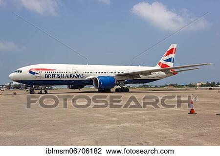 A British Airways Boeing 777-200ER with registration G-YMMR at Male Airport, Maldives, Asia View Large Photo Image Stock Image - A British Airways Boeing 777-200ER with registration G-YMMR at Male Airport, Maldives, Asia. Fotosearch