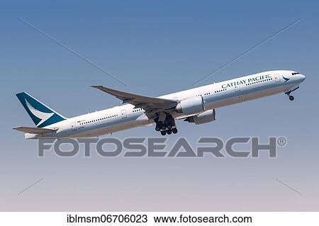 A Cathay Pacific Boeing 777-300ER aircraft with registration B-KQD at Hong Kong Airport, China, Asia View Large Photo Image Stock Image - A Cathay Pacific Boeing 777-300ER aircraft with registration B-KQD at Hong Kong Airport, China, Asia. Fotosearch