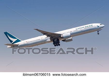 A Cathay Pacific Boeing 777-300ER aircraft with registration B-KPZ at Hong Kong Airport, China, Asia View Large Photo Image Stock Photography - A Cathay Pacific Boeing 777-300ER aircraft with registration B-KPZ at Hong Kong Airport, China, Asia. Fotosearch