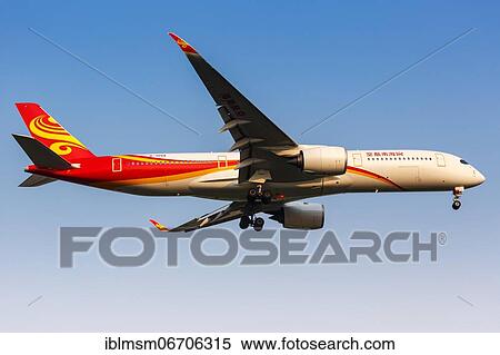 A Hainan Airlines A350-900 aircraft with registration number B-305A at Beijing Airport, China, Asia View Large Photo Image Stock Photography - A Hainan Airlines A350-900 aircraft with registration number B-305A at Beijing Airport, China, Asia. Fotosearch