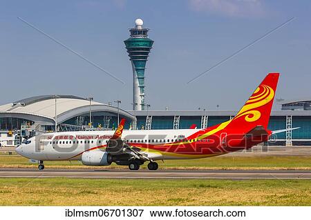 A Hainan Airlines Boeing 737-800 aircraft with registration number B-7886 at Guangzhou Airport, China, Asia View Large Photo Image Stock Photo - A Hainan Airlines Boeing 737-800 aircraft with registration number B-7886 at Guangzhou Airport, China, Asia. Fotosearch