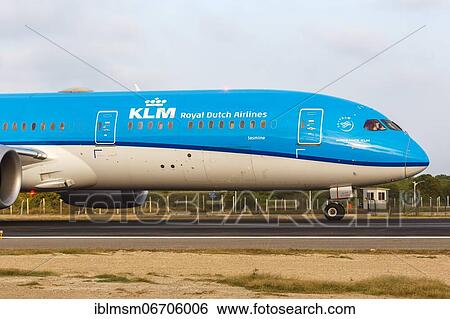 A KLM Royal Dutch Airlines Boeing 787-9 Dreamliner aircraft with registration PH-BHH at Cartagena Airport, Colombia, South America View Large Photo Image Stock Photograph - A KLM Royal Dutch Airlines Boeing 787-9 Dreamliner aircraft with registration PH-BHH at Cartagena Airport, Colombia, South America. Fotosearch