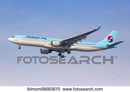 A Korean Air Airbus A330-300 with registration number HL7710 lands at Seoul Incheon International Airport (ICN) in South Korea View Large Photo Image Stock Image - A Korean Air Airbus A330-300 with registration number HL7710 lands at Seoul Incheon International Airport (ICN) in South Korea. Fotosearch