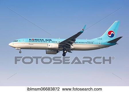 A Korean Air Boeing 737-800 with registration number HL8246 lands at Seoul Incheon International Airport (ICN) in South Korea View Large Photo Image Stock Image - A Korean Air Boeing 737-800 with registration number HL8246 lands at Seoul Incheon International Airport (ICN) in South Korea. Fotosearch