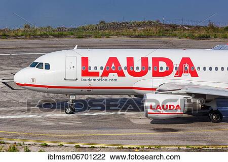 A Lauda Airbus A320 aircraft with registration number OE-LOI at Corfu Airport (CFU), Corfu, Greece, Europe View Large Photo Image Stock Image - A Lauda Airbus A320 aircraft with registration number OE-LOI at Corfu Airport (CFU), Corfu, Greece, Europe. Fotosearch