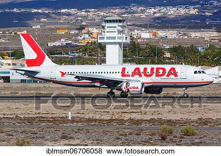 A Lauda Airbus A320 aircraft with registration number OE-LOI at Tenerife South Airport (TFS) in Tenerife, Spain, Europe View Large Photo Image Stock Photo - A Lauda Airbus A320 aircraft with registration number OE-LOI at Tenerife South Airport (TFS) in Tenerife, Spain, Europe. Fotosearch