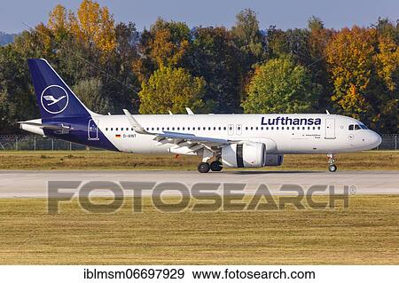 A Lufthansa Airbus A320neo with the registration D-AINT at Munich Airport, Germany, Europe View Large Photo Image Stock Photo - A Lufthansa Airbus A320neo with the registration D-AINT at Munich Airport, Germany, Europe. Fotosearch